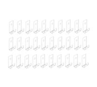 Knadgbft Lot de 30 supports muraux minimalistes en acrylique pour disques vinyles