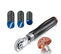 Knadgbft Lot de 32 rustines de réparation de pneus avec tampon de pneu et rustines de réparation de pneu pour voiture et camion 42 mm