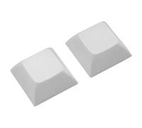 Knadgbft Lot de 37 touches DSA 1U en PBT pour clavier mécanique Cherry MX - Blanc