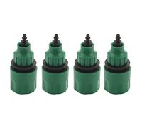 Knadgbft Lot de 4 adaptateurs unidirectionnels pour tuyau d'arrosage