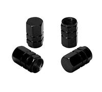 Knadgbft Lot de 4 bouchons de valve de pneu en aluminium pour voiture, camion, vélo
