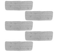 Knadgbft Lot de 5 serpillères trapézoïdales de rechange pour balai plat 42 x 38 x 14 cm