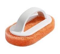Knadgbft Nettoyage de cuisine, salle de bain, toilettes, verre, mur, brosse de bain, poignée en plastique, éponge pour fond de bain, brosse de bain 2