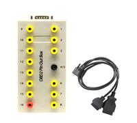 Knadgbft OBDII OBD2 Boîte de dérivation pour voiture Détecteur de protocole automobile (B)