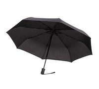 Knadgbft Parapluie pliable classique automatique Parapluie noir Parapluie pour homme et femme, Noir