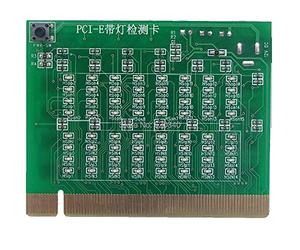 Knadgbft PCI-E 16X 8X PCI Express Carte Testeur de Carte mère Détecte le Southbridge Court ou Ouvert PCI-E avec testeur de lumière