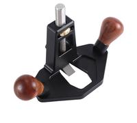 Knadgbft Rabot à défoncer avec bouton de réglage pour le travail du bois, nettoyage manuel du fond, coupe des bords, rabot plat, durable, facile à utiliser