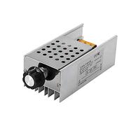 Knadgbft Régulateur de tension SCR AC 220 V 6 000 W Régulateur électronique Variateur Thermostat Régulation de la vitesse Moule avec étui