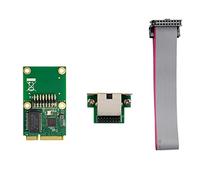 Knadgbft RTL8111F Mini PCIE Gigabit Carte réseau Ethernet LAN à port unique Realtek 8111F Carte réseau de contrôle industriel
