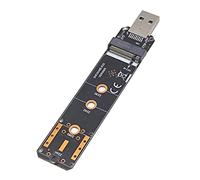 Knadgbft USB3.2 GEN2 10Gbps vers NVME Protocole M.2 Disque Dur Box à un Port Realtek RTL9210 Ouverture de Carte