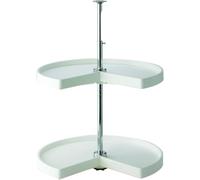 Knape & Vogt en Forme de Haricot polymère Lazy Susan Cabinet Organiseur