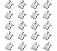 Knape & Vogt Knape and Vogt Lot de 20 supports réglables en acier zinc