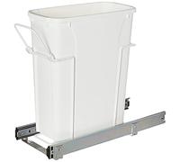 Knape & Vogt RS-PSW9-1-20-W 43,2 cm H x 20 cm. Armoire en Acier L x P 20 QT. Poubelle Simple Blanche avec tiroir