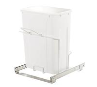 Knape & Vogt SBM15-1-35WH Poubelle extractible à Montage par Le Bas, 47,8 x 36,2 x 40,6 cm, Blanc