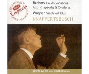 Knappertsbusch, Hans - Brahms - Variations sur un thème de Haydn / Rhapsodie pour contralto / Ouvertures