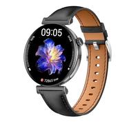 Knauermann Pro 3 Mini (2024) Montre Intelligente avec Fonction téléphonie - ECG + HRV et SOS - Écran AMOLED - BT Bluetooth - Apnée du Sommeil - Edition 1, 14-24, Ronde