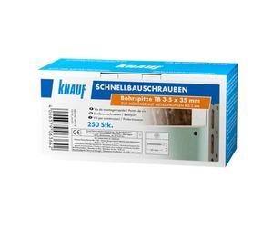 Knauf 69114 Lot de 250 embouts de vissage pour VTT Noir