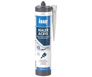 Knauf Acrylique de peinture pour joints de dilatation et de raccordement à faible sollicitation - Acrylique étanche, masse de joint pour l'étanchéité en intérieur et en extérieur