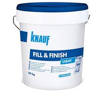 Knauf - Mastic de Construction Fill&Finish Light 20kg (Pâte, PVA, Bois, Métal, Plastique, Céramique)