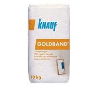 Knauf Plâtre prêt à l'emploi pour papier peint, carrelage ou plâtre décoratif, 10 kg - Mastic de qualité supérieure pour surfaces murales intérieures