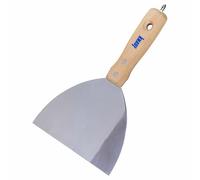 Knauf Spatule à poignée vissée avec embout pour mastic de joints, 15 cm de large, antirouille, embout de mastic, pour le mastic et le vissage de plaques de plâtre/plaques de plâtre