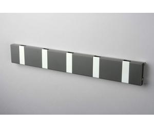 Knax Lite portemanteau mural horizontal 5 crochets GRIS Loca OFFRE SPECIALE - 5711394953722
