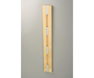 Knax Portemanteau mural vertical 4 crochets Loca érable gris - 5711394240471