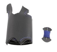 KNBEAZCDE Couvre Volant pour R&enault Trafic 2 2001-2014 Housse de poignée de Voiture Housse de Volant en Cuir Microfibre Housse de Volant Cousue à la Main