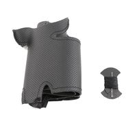 KNBEAZCDE Couvre Volant pour R&enault Trafic 2 2001-2014 Housse de poignée de Voiture Housse de Volant en Cuir Microfibre Housse de Volant Cousue à la Main