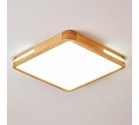 KNBVFHG Plafonnier Carré De Style Chinois Lumières LED Romantiques Et Chaleureuses Au Plafond Luminaire Tendance Facile À Installer Lampes À Panneau Intégré Avec Variateur Trois Couleurs Pour Salon