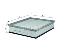 KNECHT Filtre À Air Filtre D'Insertion Pour VW Amarok 2.0 BiTDI 4MOTION 3.0 TDI