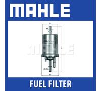 KNECHT Filtre à carburant 55mm Pour BMW Série 1 VOLKSWAGEN POLO GOLF KL 156/3
