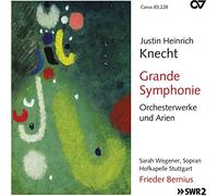 Knecht : Grande Symphonie. Oeuvres orchestrales et Arias. Wenener, Bernius.