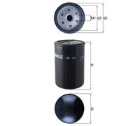 KNECHT KC 24 Filtre à carburant pour ASKAM,BMC,DAF,DEUTZ-FAHR,FENDT,GAZ,HEULIEZ,