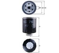 KNECHT KC 76 Filtre à carburant pour MITSUBISHI,RENAULT,VOLVO