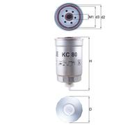 KNECHT KC 80 Filtre à carburant pour AUDI,LAND ROVER,PEUGEOT,SKODA,VW