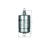 KNECHT KL 19 Filtre à carburant pour FERRARI,MERCEDES-BENZ,PORSCHE,PUCH