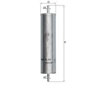 KNECHT KL 232 Filtre à carburant pour LAND ROVER