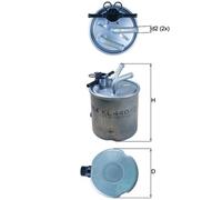 KNECHT KL 440/37 Filtre à carburant pour NISSAN