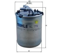 KNECHT KL 778 Filtre à carburant pour AUDI,SEAT,SKODA,VW