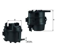 KNECHT KL 779 Filtre à carburant pour CITROËN,FORD,MAZDA,PEUGEOT,TOYOTA