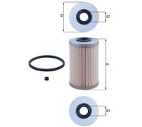 KNECHT KX 204D Filtre à carburant pour NISSAN,OPEL,RENAULT,VAUXHALL