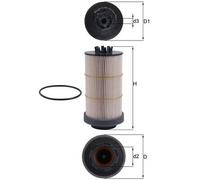 KNECHT KX 80/1D Filtre à carburant pour KAMAZ,MAZ,MERCEDES-BENZ,MITSUBISHI,NEOPL