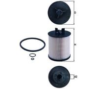 KNECHT KX 86/1D Filtre à carburant pour AUDI