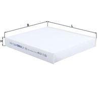 KNECHT LA 100 Filtre, air de l'habitacle pour HONDA,ROVER