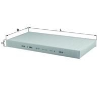 KNECHT LA 117 Filtre, air de l'habitacle pour AUDI,CADILLAC,CHEVROLET,FIAT,NISSA