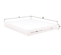 KNECHT LA 1399 Filtre, air de l'habitacle pour KIA,TOYOTA