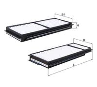 KNECHT LA 346/S Filtre, air de l'habitacle pour MAZDA,SUZUKI