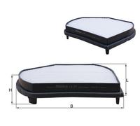 KNECHT LA 37 Filtre d'habitacle à particules pour VW GOLF PLUS (5M1, 521)