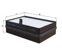 KNECHT LA 432 Filtre, air de l'habitacle pour SCANIA
